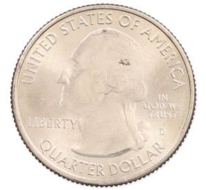1/4 доллара (25 центов) 2016 года D США «Национальные парки — №33 Харперс Ферри» — Фото №2