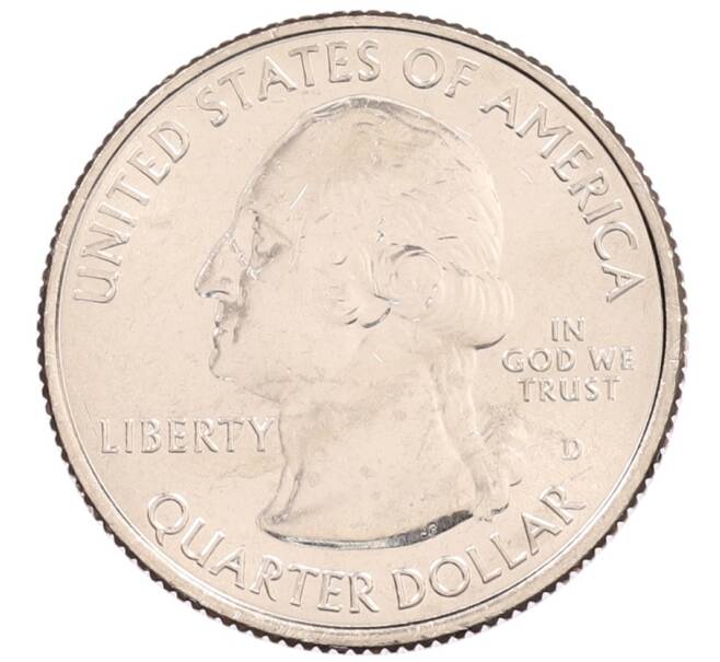 Монета 1/4 доллара (25 центов) 2017 года D США «Национальные парки — №36 Национальный парк Эффиджи Маундс (Фигурные Курганы)» (Артикул: M2-4872) — Фото №2