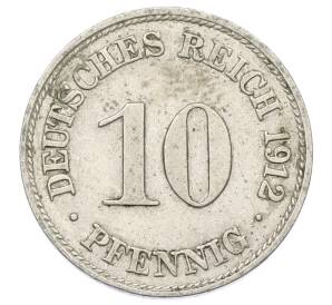 10 пфеннигов 1912 года D Германия — Фото №1