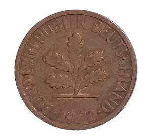 1 пфенниг 1972 года D Германия — Фото №1