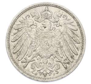10 пфеннигов 1914 года F Германия — Фото №2