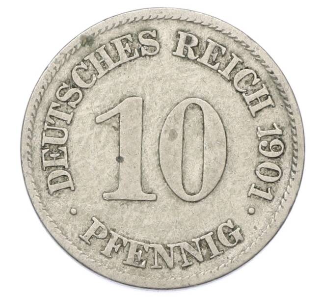 Монета 10 пфеннигов 1901 года E Германия (Артикул: T11-23674) — Фото №1