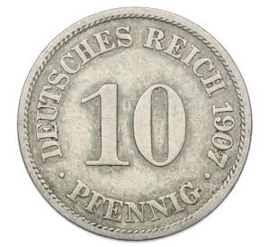 10 пфеннигов 1907 года A Германия — Фото №1
