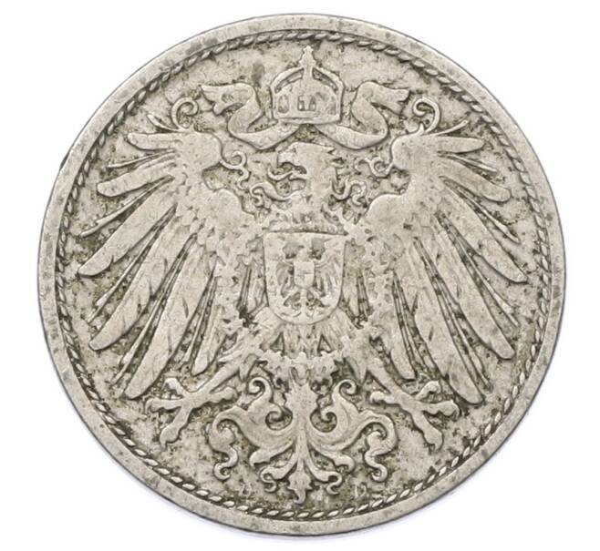 Монета 10 пфеннигов 1906 года D Германия (Артикул: T11-23688) — Фото №2