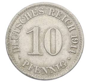10 пфеннигов 1911 года A Германия — Фото №1