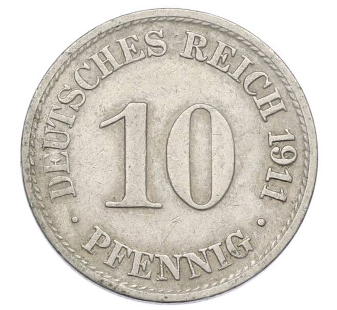 Монета 10 пфеннигов 1911 года A Германия (Артикул: T11-23694) — Фото №1