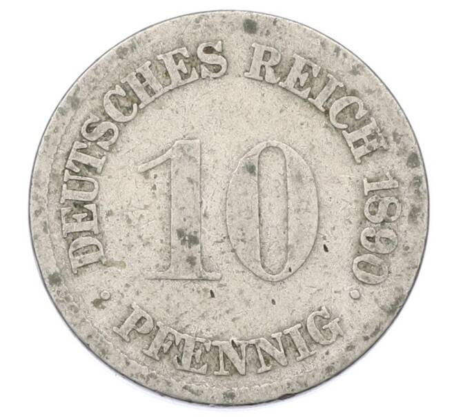 Монета 10 пфеннигов 1890 года F Германия (Артикул: T11-23697) — Фото №1
