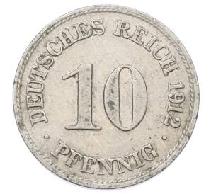10 пфеннигов 1912 года D Германия — Фото №1