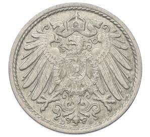 5 пфеннигов 1913 года D Германия — Фото №2