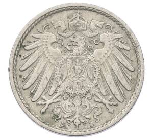 5 пфеннигов 1909 года E Германия — Фото №2