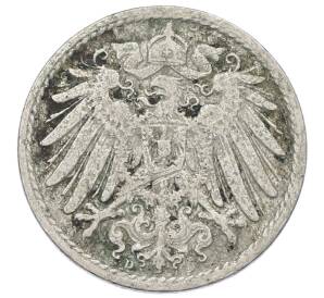 5 пфеннигов 1906 года D Германия — Фото №2