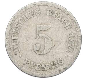 5 пфеннигов 1874 года A Германия — Фото №1