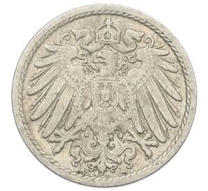 5 пфеннигов 1908 года A Германия — Фото №2