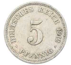 5 пфеннигов 1912 года D Германия — Фото №1