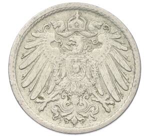 5 пфеннигов 1911 года F Германия — Фото №2