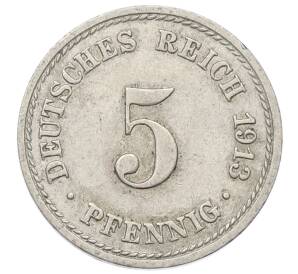 5 пфеннигов 1913 года A Германия — Фото №1
