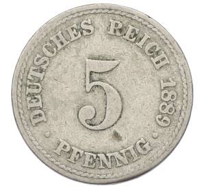 5 пфеннигов 1889 года A Германия — Фото №1