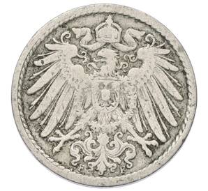 5 пфеннигов 1903 года F Германия — Фото №2