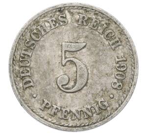 5 пфеннигов 1908 года A Германия — Фото №1