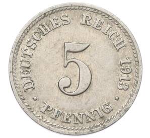 5 пфеннигов 1913 года D Германия — Фото №1