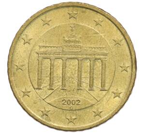 50 евроцентов 2002 года G Германия — Фото №2