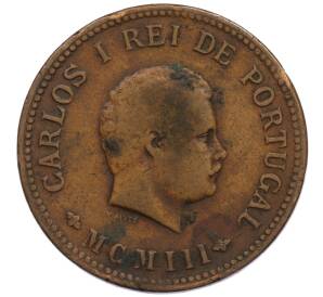 1/2 танга 1903 года Португальская Индия