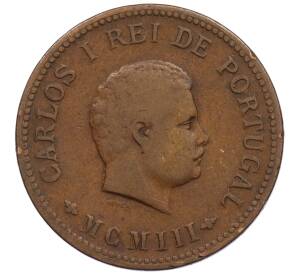 1/2 танга 1903 года Португальская Индия — Фото №2