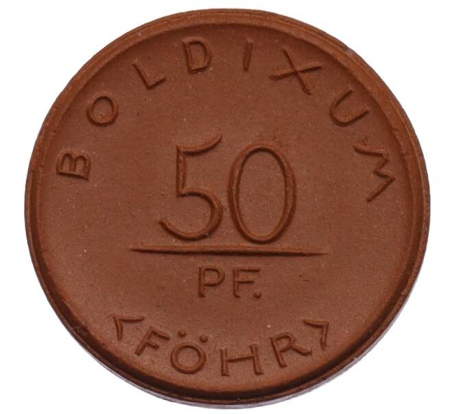 Монета 50 пфеннигов 1921 года Германия — Болдиксум на Фере (Нотгельд) (Артикул: K10-0654) — Фото №1