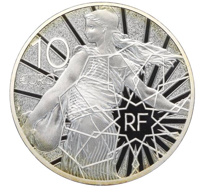 Монета 10 евро 2023 года Франция «Мифы и богатство — Король Мидас» (Артикул: M2-68384) — Фото №2