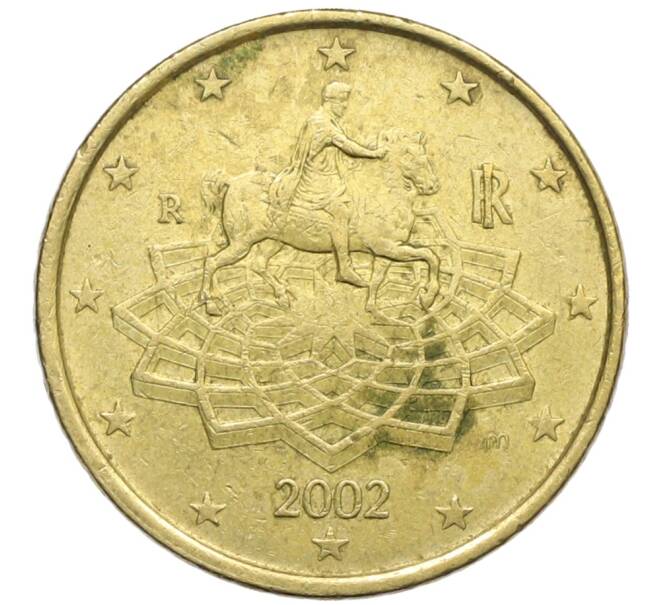 Монета 50 евроцентов 2002 года Италия (Артикул: K12-70350) — Фото №1