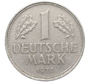 1 марка 1970 года F Западная Германия (ФРГ) — Фото №1