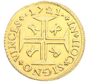 4000 реалов 1721 года Бразилия — Фото №2