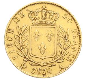 20 франков 1814 года Франция — Фото №2
