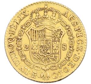 2 эскудо 1818 года Испания — Фото №2