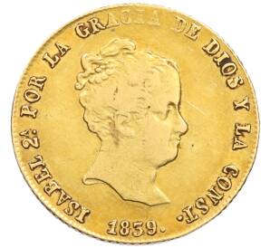 80 реалов 1839 года Испания — Фото №1