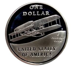 1 доллар 2003 года P США — 100 лет первому полету — Фото №1