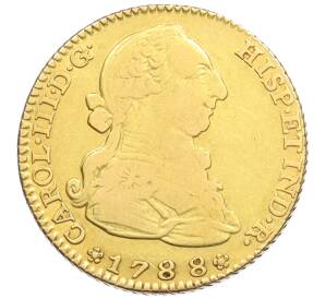 2 эскудо 1788 года Испания — Фото №1