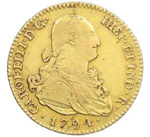 2 эскудо 1794 года Испания — Фото №1