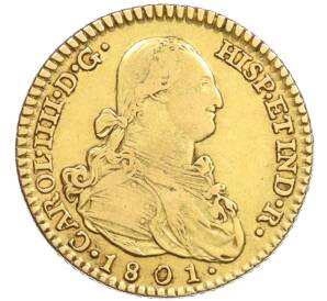 2 эскудо 1801 года Испания — Фото №1