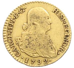 1 эскудо 1792 года Испания — Фото №1