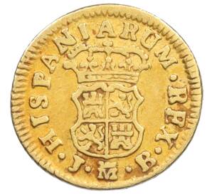 1/2 эскудо 1758 года Испания — Фото №2