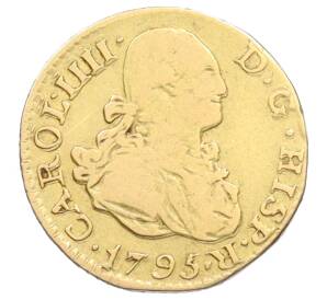 1/2 эскудо 1795 года Испания — Фото №1