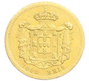 1000 реалов 1855 года Португалия — Фото №2