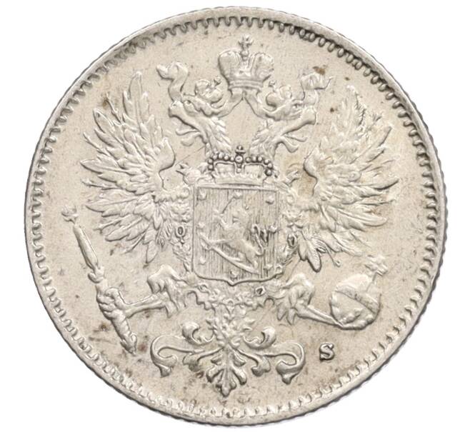 Монета 50 пенни 1916 года Русская Финляндия (Артикул: K10-0720) — Фото №2