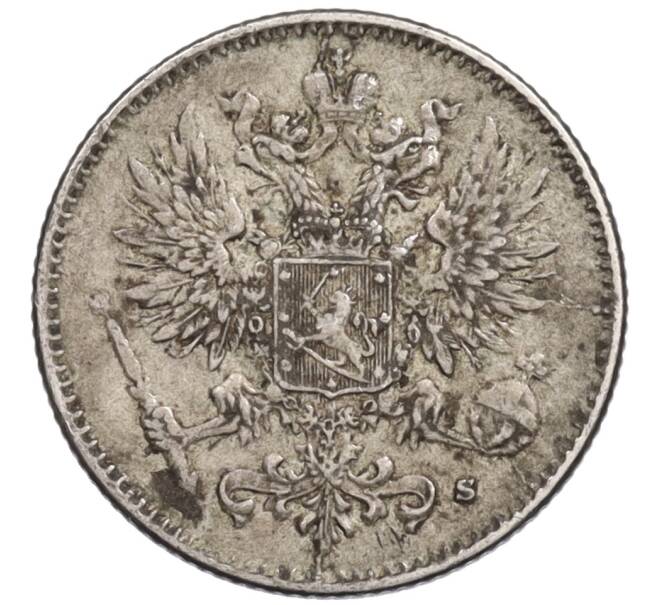 Монета 50 пенни 1916 года Русская Финляндия (Артикул: K10-0725) — Фото №2