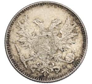 50 пенни 1917 года Русская Финляндия — Орел без корон (Временное правительство) — Фото №2