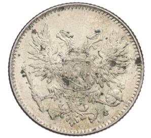 50 пенни 1917 года Русская Финляндия — Орел без корон (Временное правительство) — Фото №2