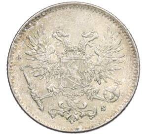 50 пенни 1917 года Русская Финляндия — Орел без корон (Временное правительство) — Фото №2