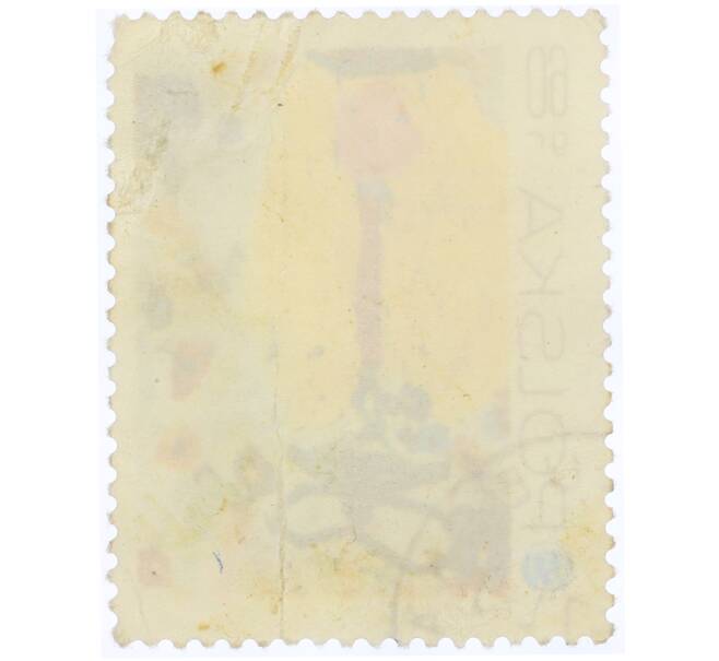 Почтовая марка 60 грошей 1973 года Польша «Картина юной художницы (7 лет) Эльжбеты Совиньской — Леди Весна» (Артикул: K12-70399) — Фото №2