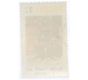 Почтовая марка 3 злотых 1980 года Польша «Охота на лис» — Фото №2